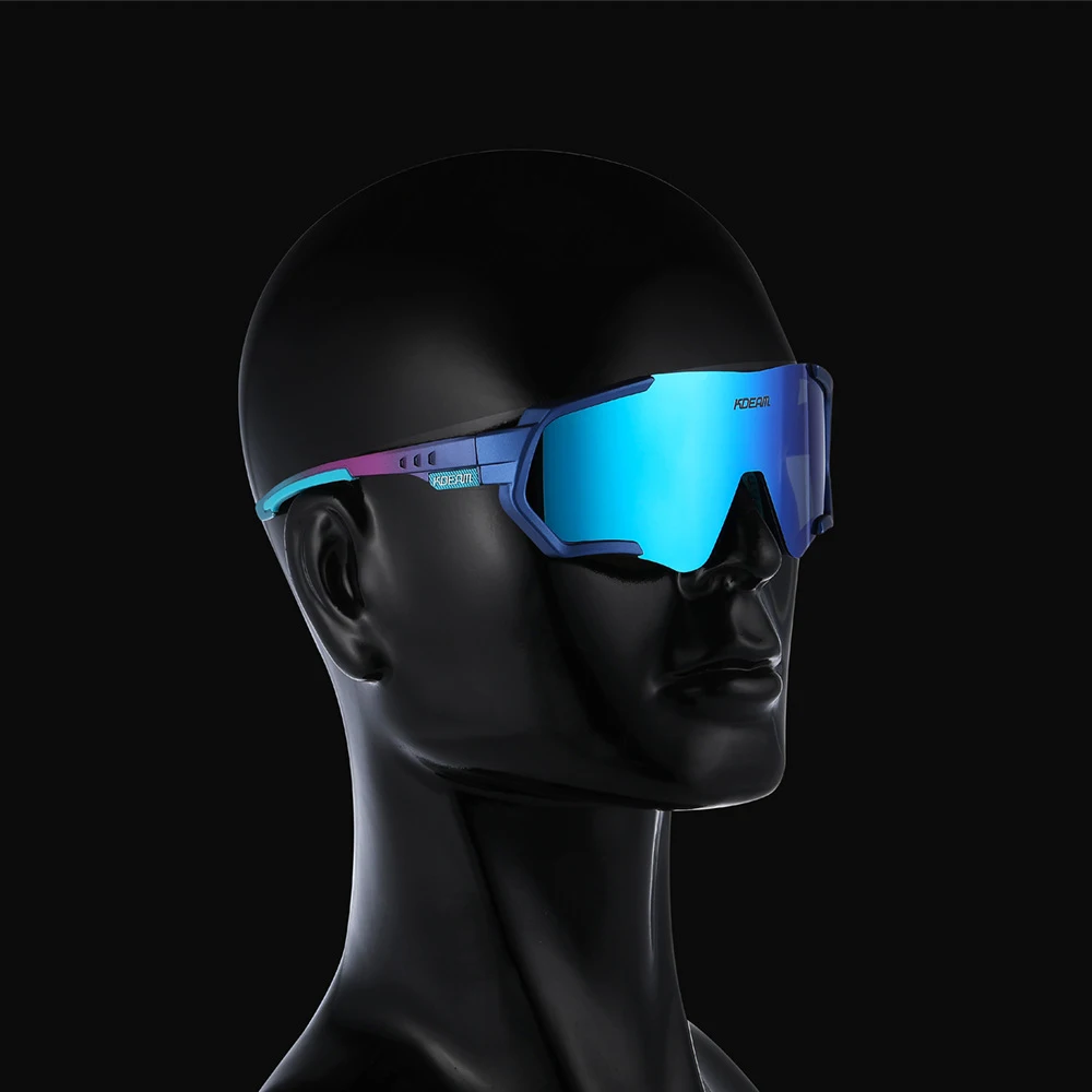 2024 Новые поляризационные спортивные солнцезащитные очки UV400 защита для езды на велосипеде уличные гольфа рыбалки MTB мужчин и женщин ветрозащитные
