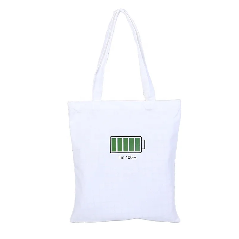 
Eco Friendly Digital Printing Large Tote Canvas Shopping Bags With Logo 
