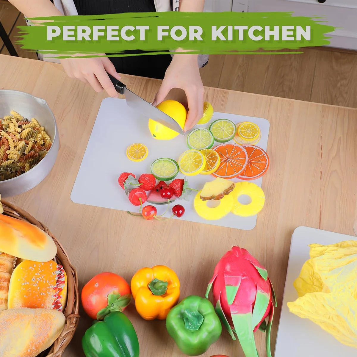 Transparent Waterproof Oil proof PP Dinding Table Mat Placemats Cutting board Cabinet Drawer Refrigerator Picnic Mat Placemats