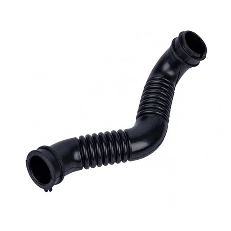 black cold air intake tube EPDM rubber air intake hose