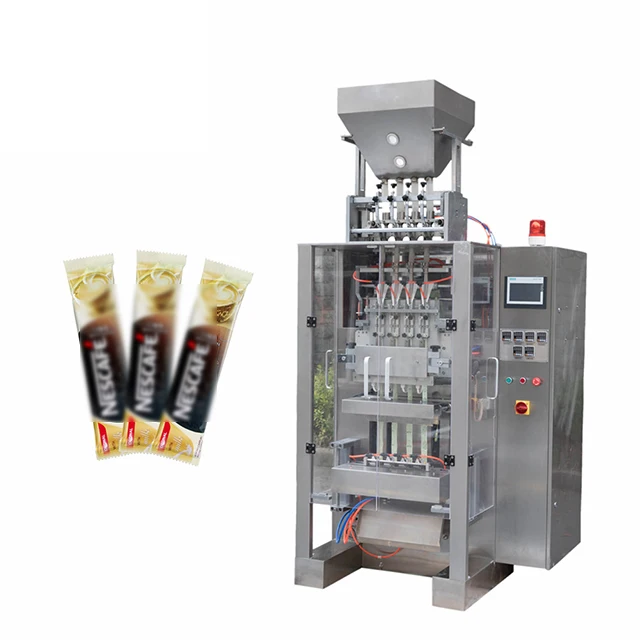 Automatic Multi Lane Stick Orange Flavour Energy Drink Powder Packing Machine 8 Lane Energy Supplement Powder Packaging Machine