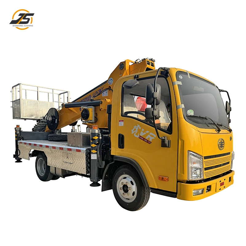 20-meter aerial work vehicle that can be lifted, hoisted, pulled, and operated