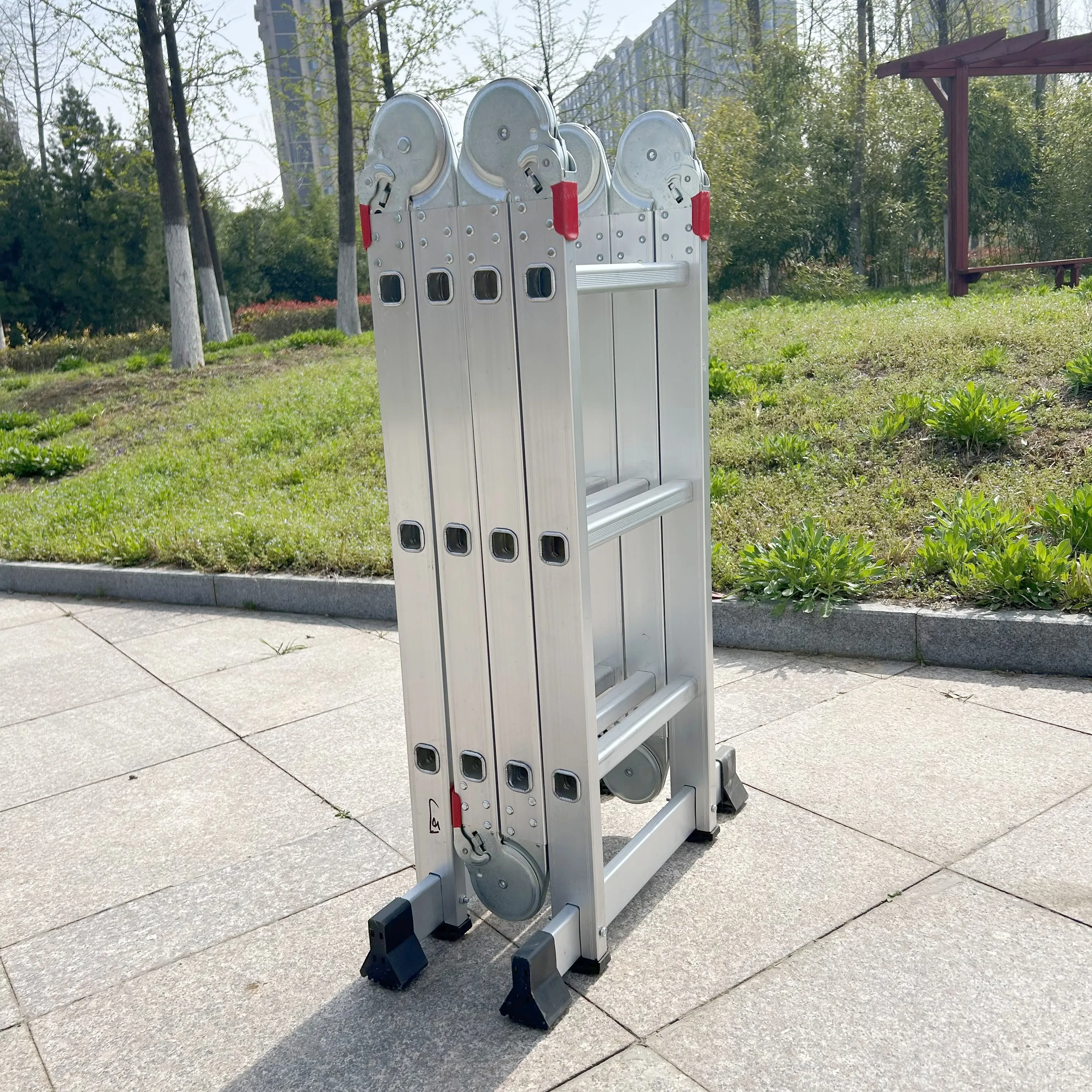 escalera de aluminio ladder Aluminum multi-purpose ladder 1.0mm 1.5mm thickness