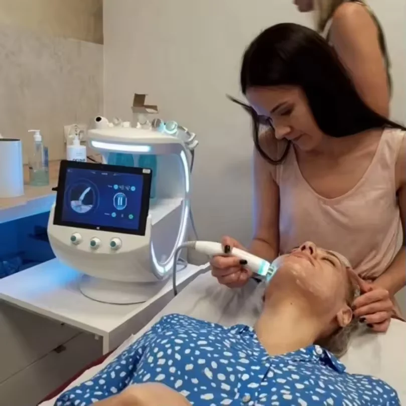 Hydro Microdermabrasion Machine Diamond Dermabrasion 7 in 1 hydroffacial aqua peeling facial cleaning beauty machine for salon
