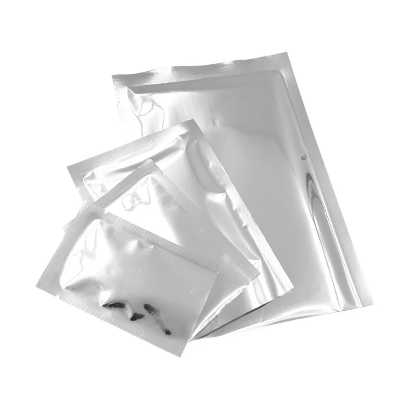 Three-side sealing aluminum foil mask bags heat sealing spot food tin foil plastic packaging leisure snack candy packaging