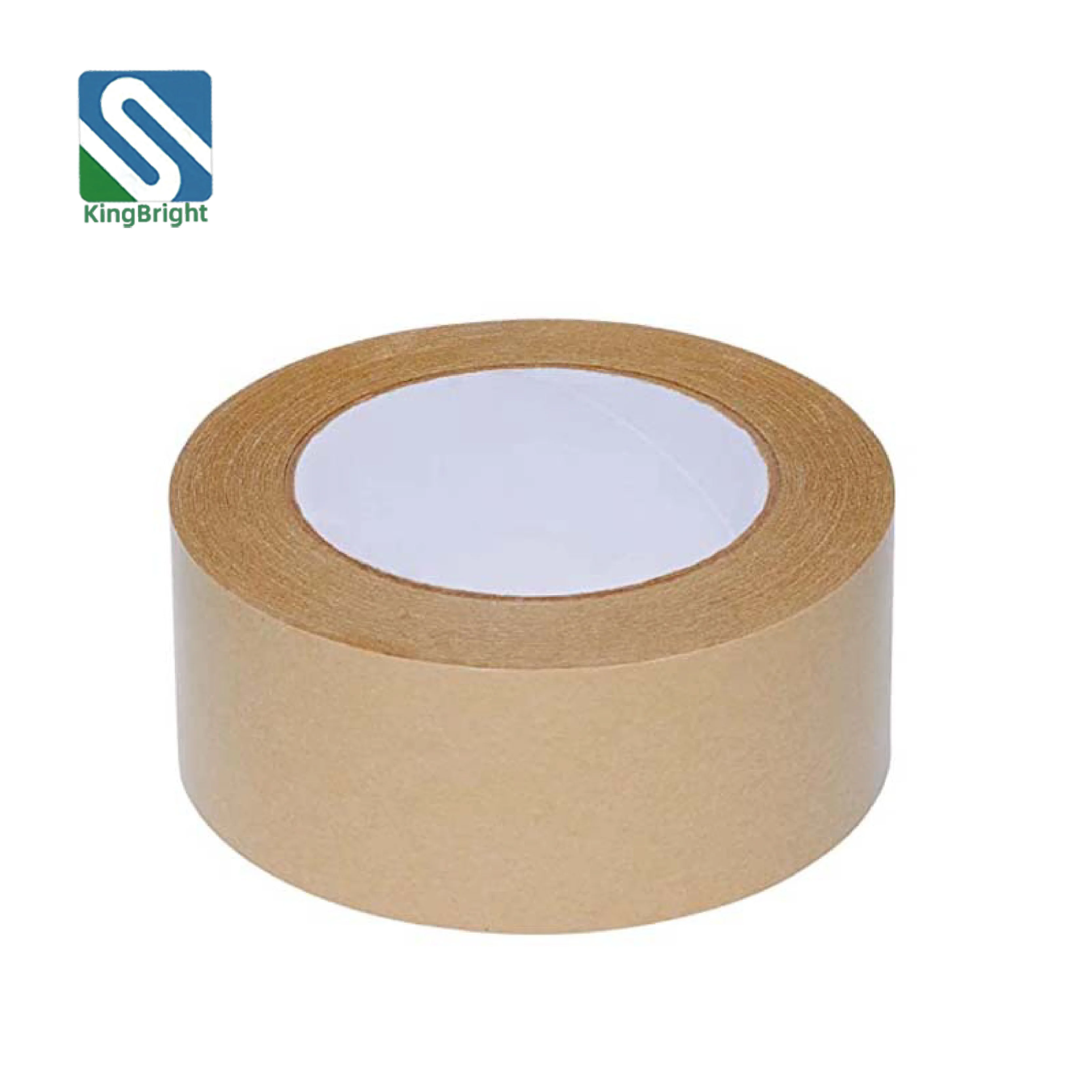 Environmentally-friendly wet kraft paper tape printable logo reinforced pasting cross-border e-commerce packaging tape