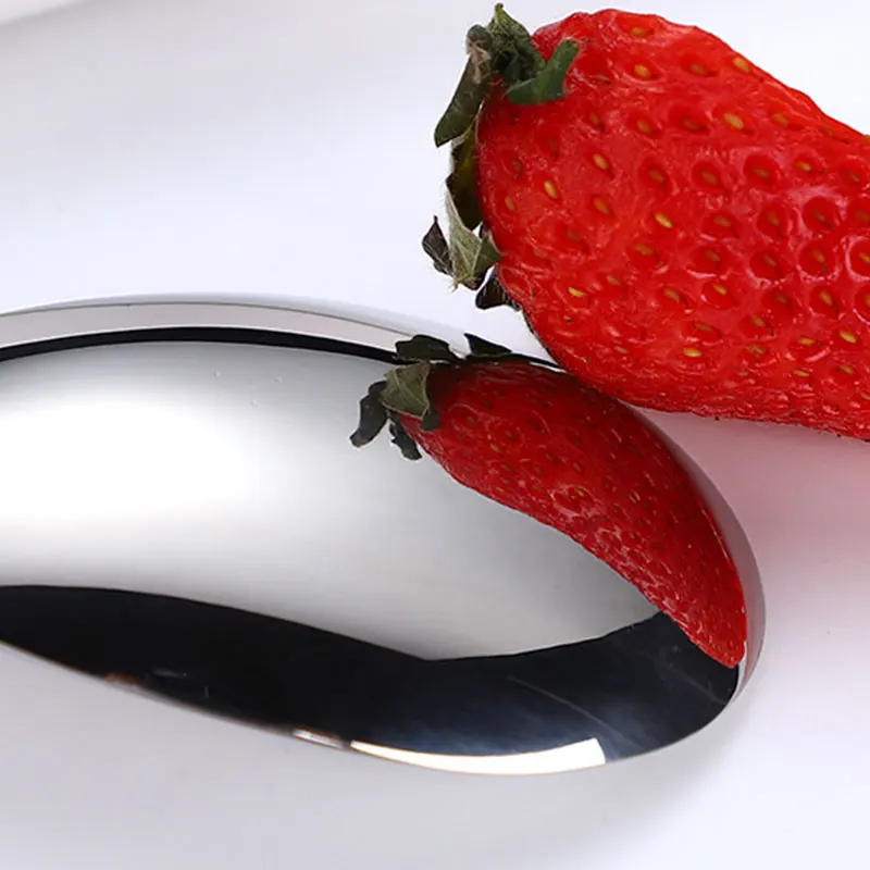 Wholesale Royal Thick Round 304 Stainless Steel Table Serving Dessert Rice Soup Spoon