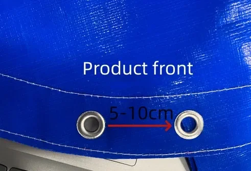 Rectangular In Ground Pool Winter Cover Dark Blue