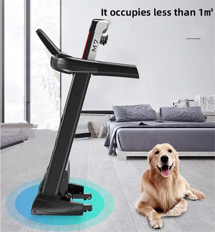 M7 High quality electric folding curved treadmill commercial machine weight loss with incline