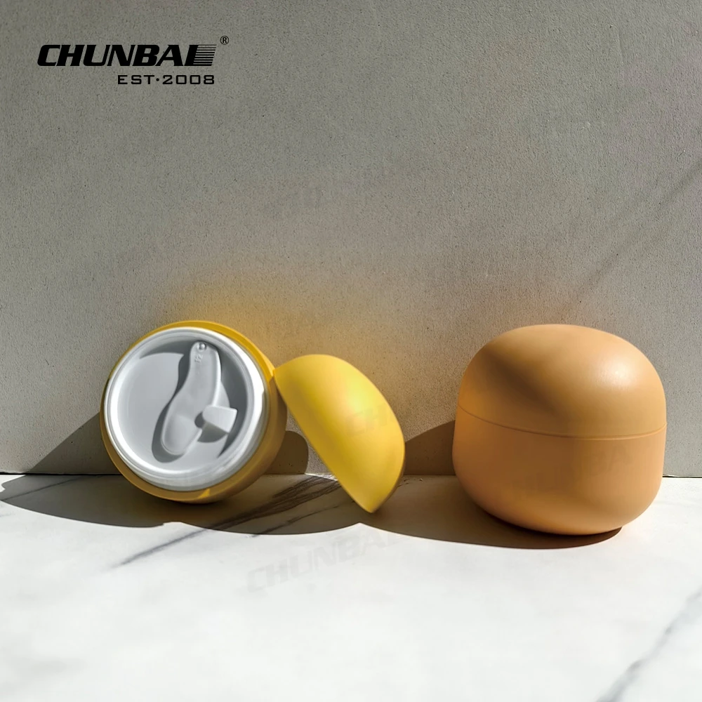 custom biodegradable round face serum mini pmu cosmetic jars