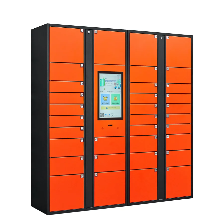Supermarket Parcel Delivery Pick Up Locker with App Outside Self-service Smart Locker Parcel Kiosk