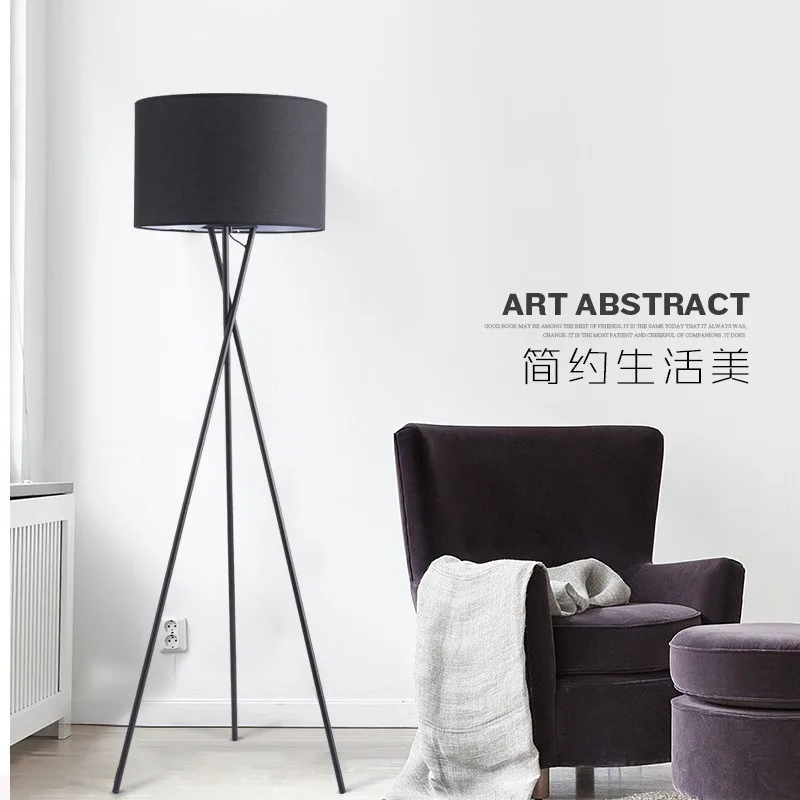 Contemporary stand lamp hotel home living room bedroom corner floor lamps for living room decor