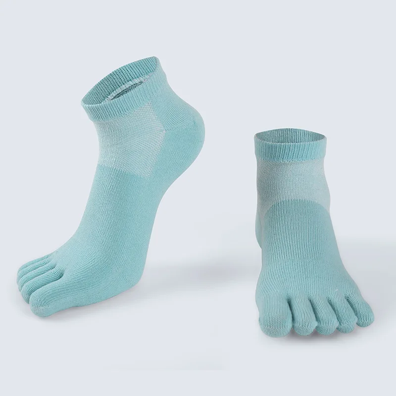 Custom Cotton Coolmax Toe Socks For Men Low Cut Short Sport Running Five Finger Socks