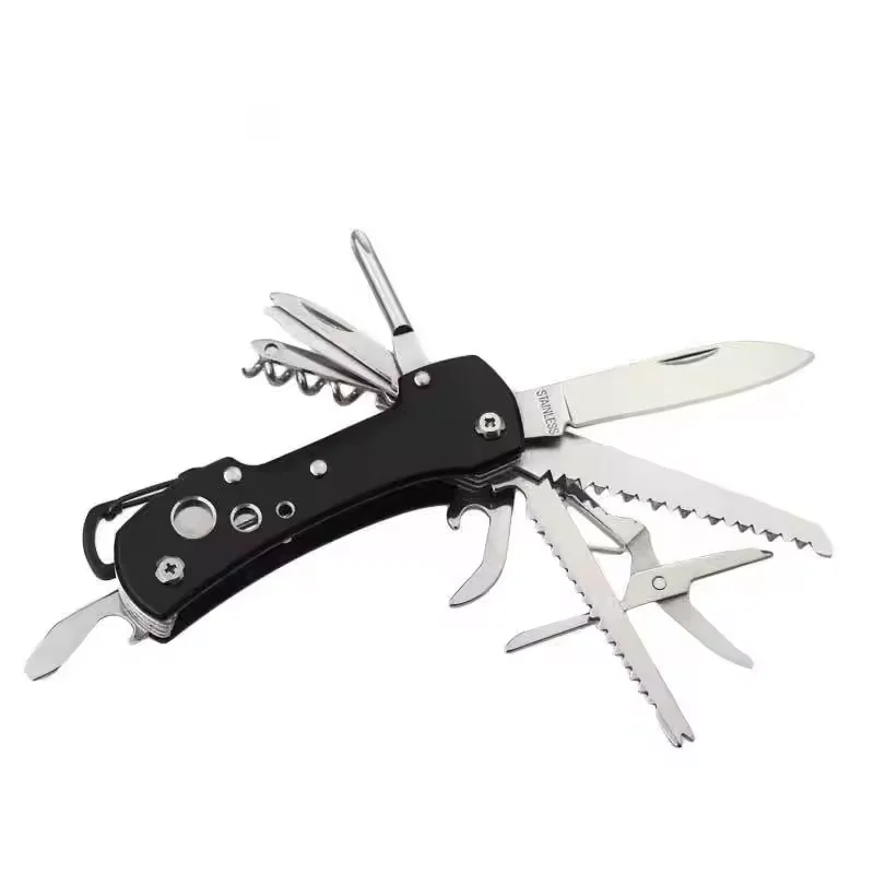 Multi purpose stainless steel Camping Pocket knife Outdoor Survival Multitool