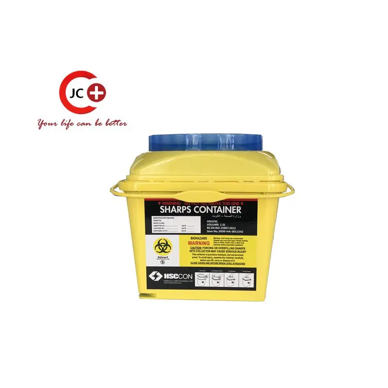 JCMED 1.5L Medical sharp bin box container dispose