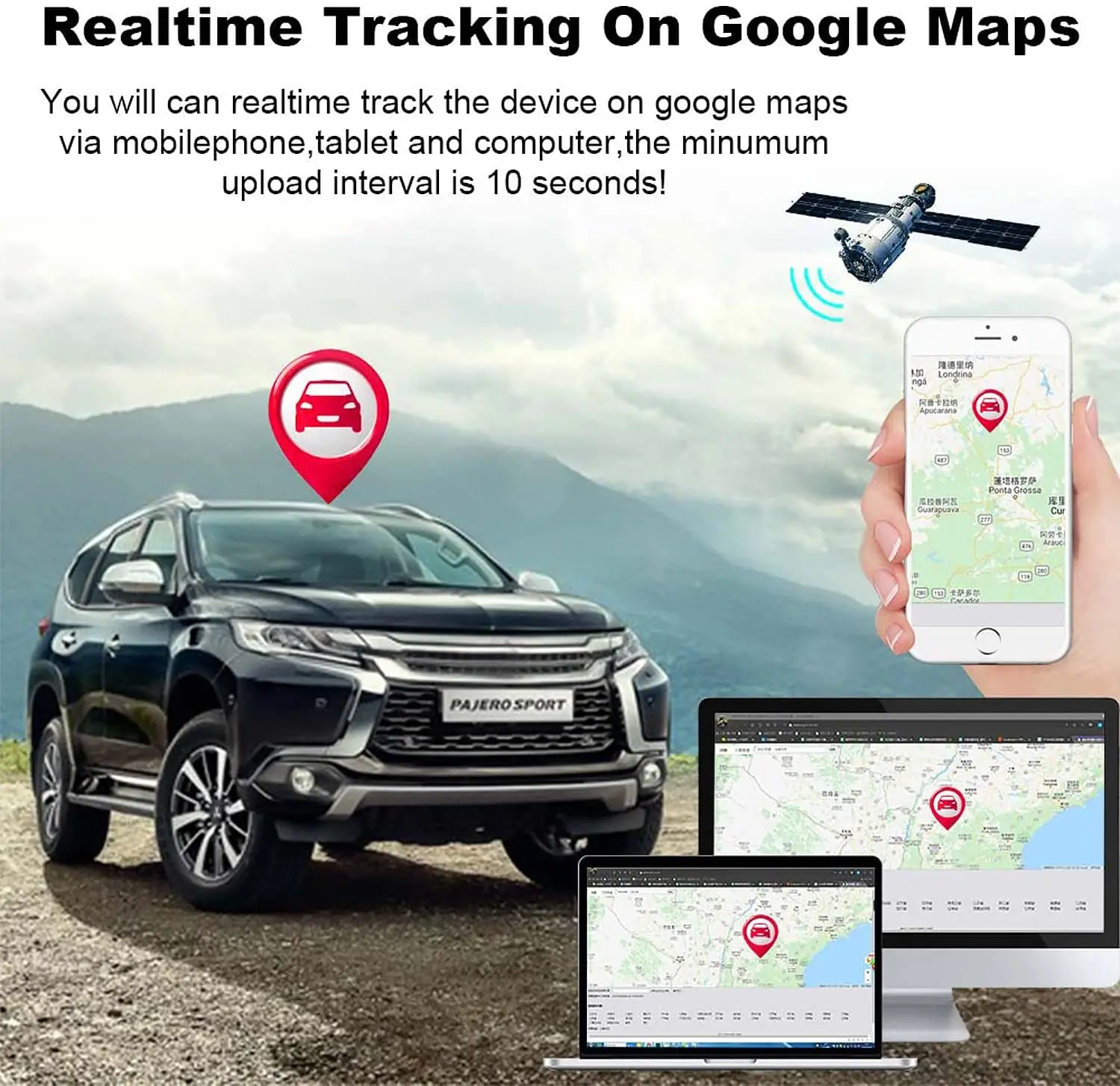 GPS-трекер для транспортных средств OBD 4G LTE в реальном времени автомобиля 180 дней устройства отслеживания исторического маршрута