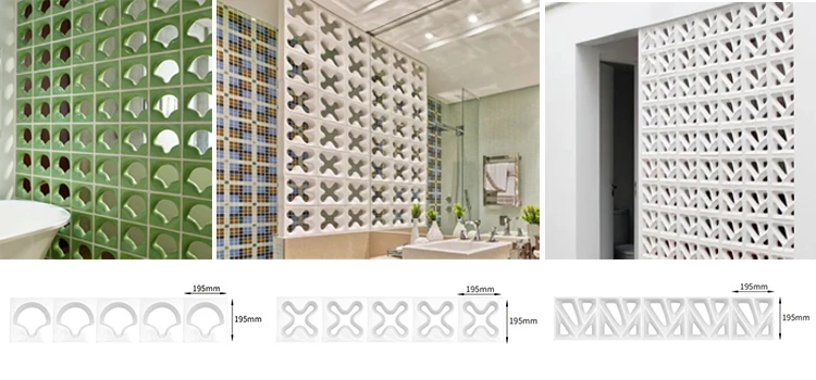 Togen Breeze Block Garden Decoration Wall Ceramic Tile