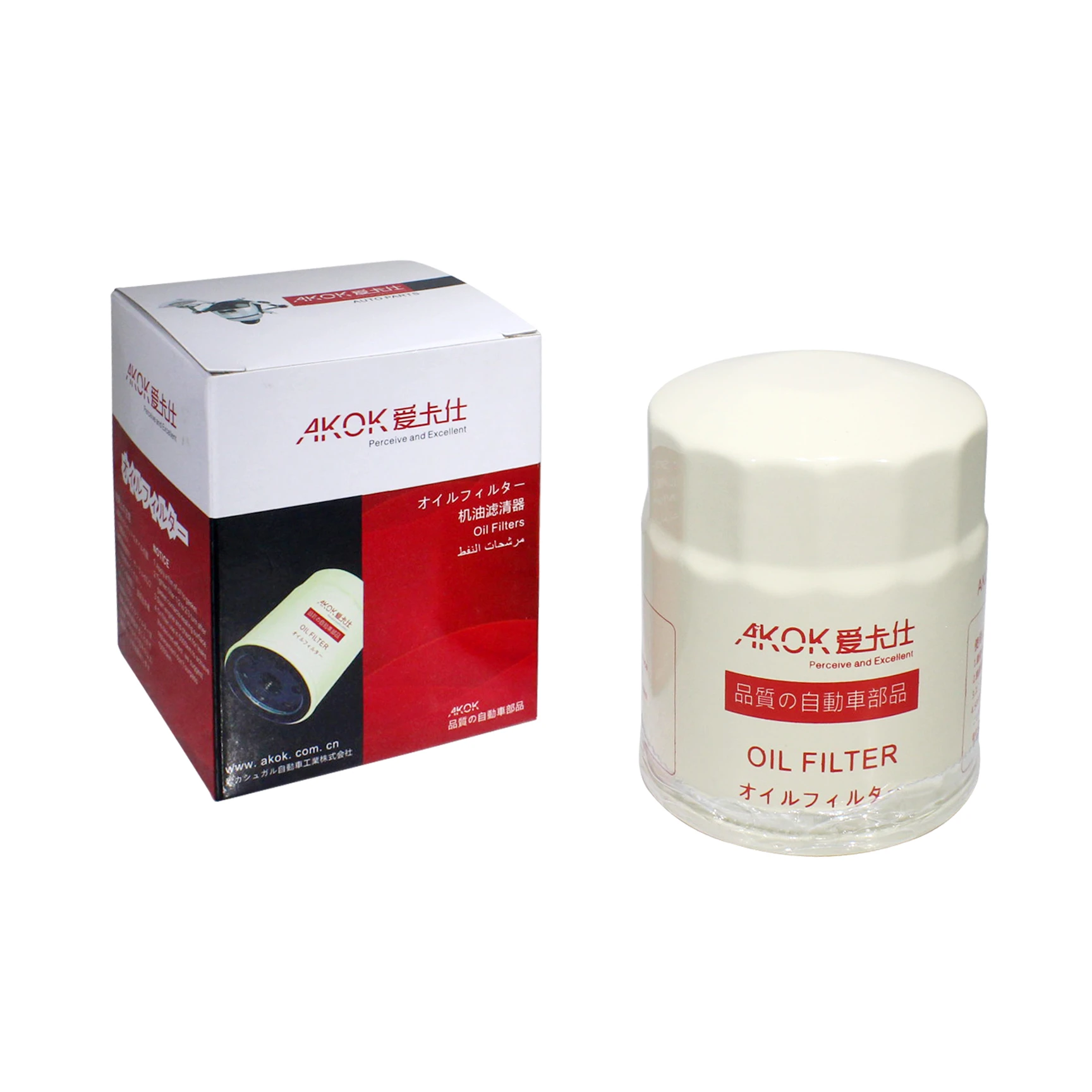 Car Oil Filter LF10-14-302 High End Quality AKOK Factory Wholesale For Mazda