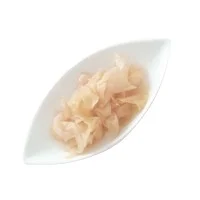 Japanese natural sliced white pickled sushi ginger