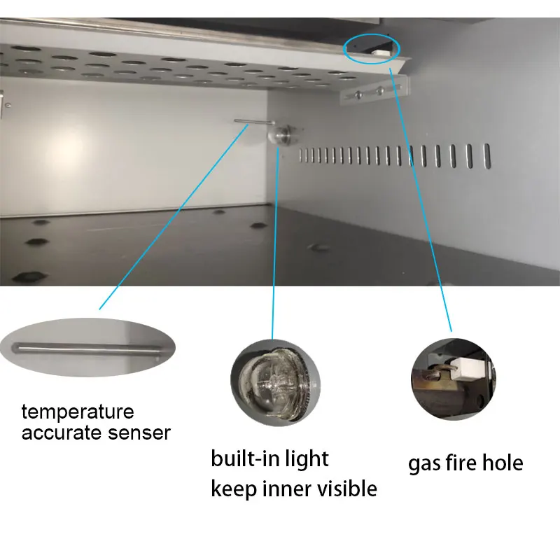 Factory supply hotel kitchen pizza baking equipment 3 deck 6 tray commercial gas oven for bakery