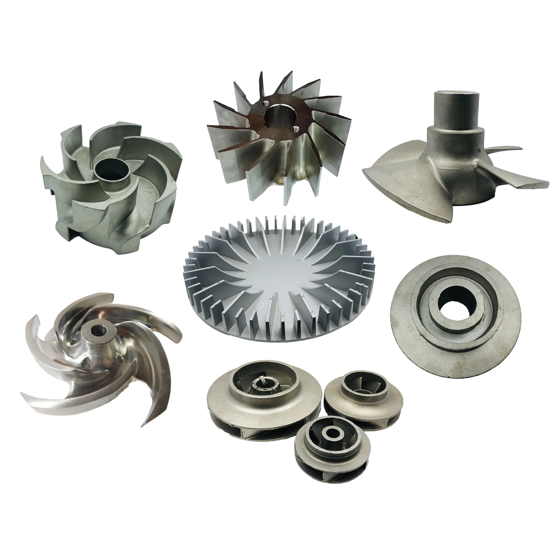 HYQY Factory Price High Precision Customized Cast Iron Investment Casting Stainless Steel Cnc Water Pump Impeller