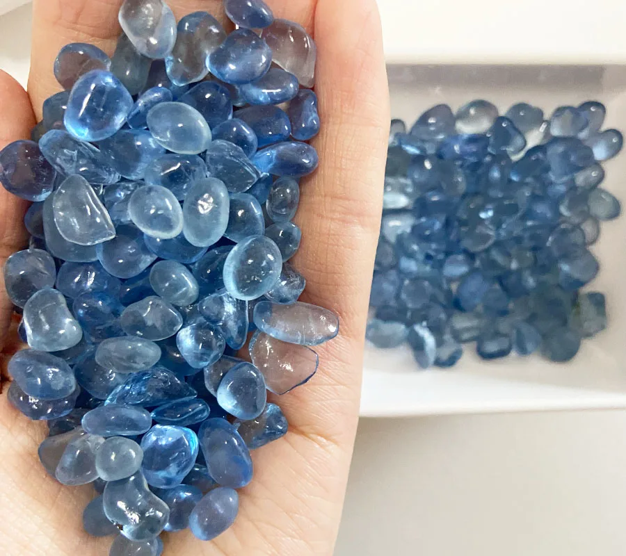 Decorative Multiple Colors of Crystal Glass Stones for Swimming Pool