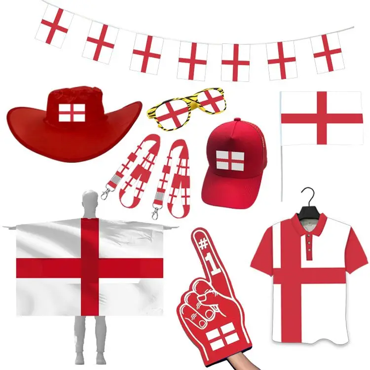 Euros 2024 England Flag Sports Soccer Ball Promotional Products With Custom Logo & Promotional Gift Items For Football Fans