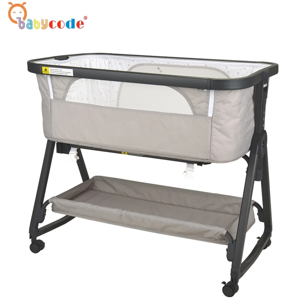 2021 Baby Code Portable/ Bed setting crib Baby bedding Bassinet Sleepers /Cradle/ wood look Baby Cribs