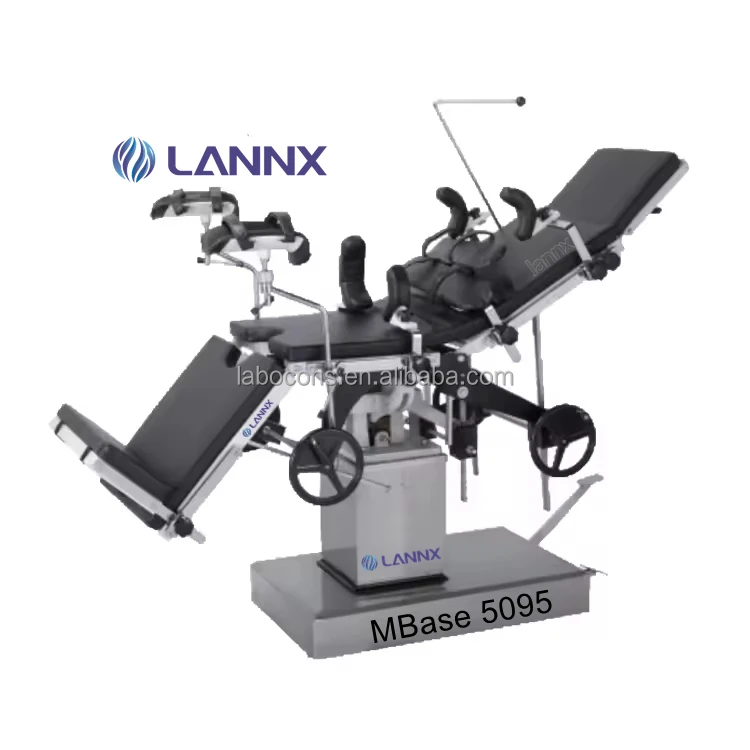 LANNX MBase 5095 Quality Assurance Multifunctional Mechanical Operating Table for Operating Room Gynecology Surgery Table