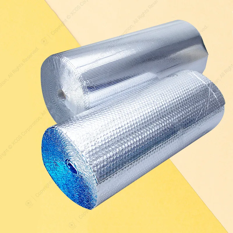 Wholesale High Quality Heat Resistant Roll Thermal Insulation Aluminum Foil Bubble Sheet With Moisture Barrier Roofing Isolation