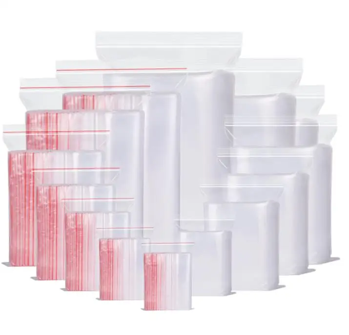 Custom degradable food packaging self-sealing plastic bags