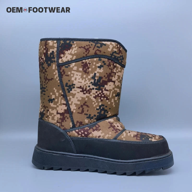 Factory Spot Low Price Winter Short Boots White Cotton Shoes Comfortable And Warm Snow Boots For Men