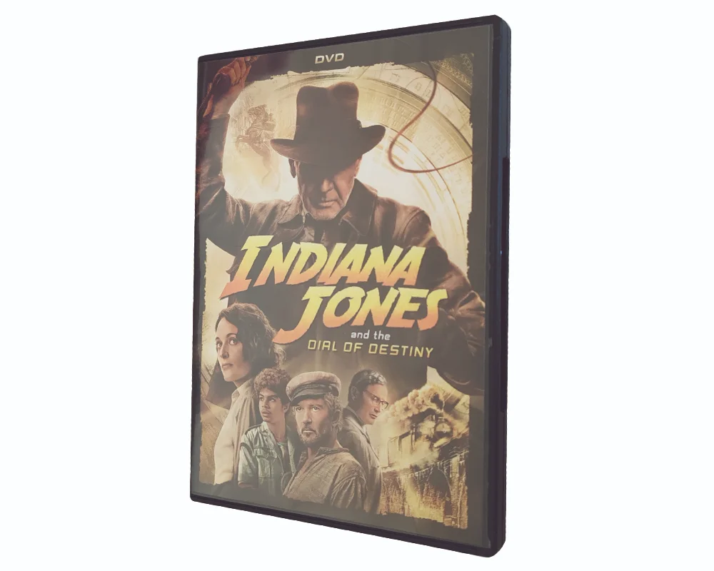Indiana Jones and the Dial of Destiny Latest DVD Movie 1disc Factory Wholesale  Hot Sale DVD Movies TV Series Boxset CD Cartoon