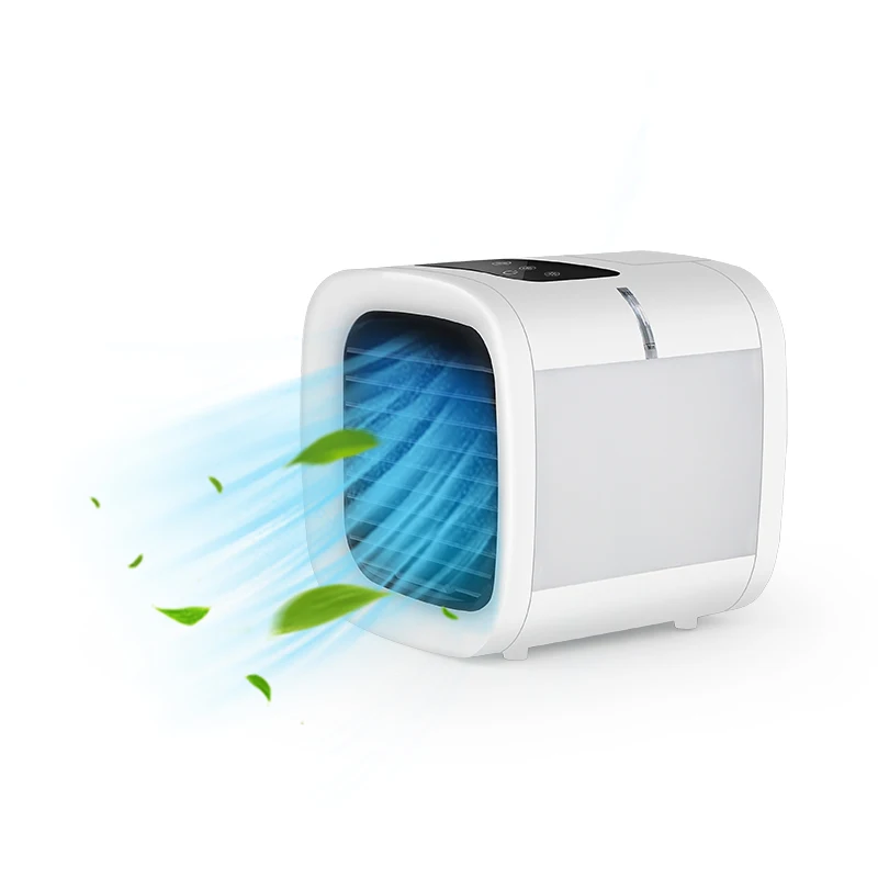 3-in-1 personal space USB portable mini personal air conditioner with 5 speeds 7 LED night lights for Home,Office and ROOM