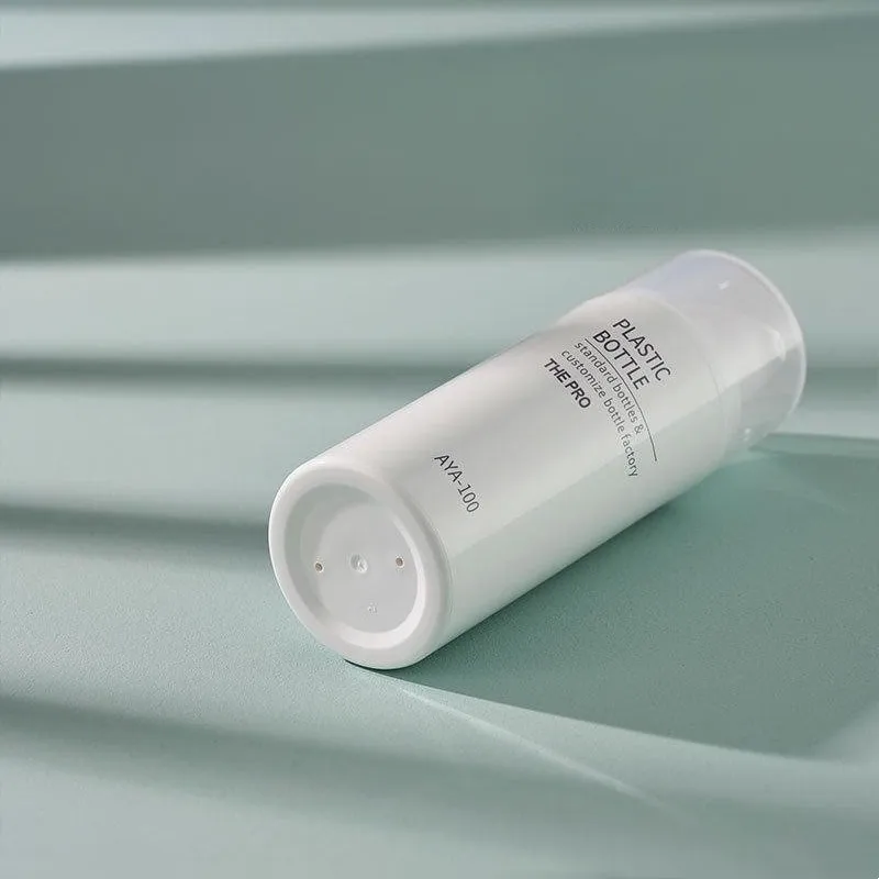 Luxury Free Sample 50ml 100ml 150ml White Cosmetic Empty PP Plastic Twist Pump Bottles For Skincare Serum Lotion Bottles