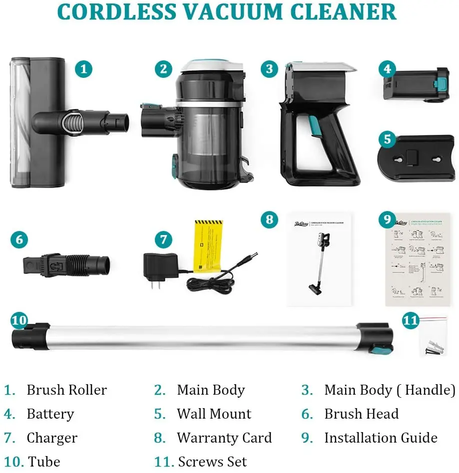 NEW 3 in1 Upright cordless Vacuum Cleaner