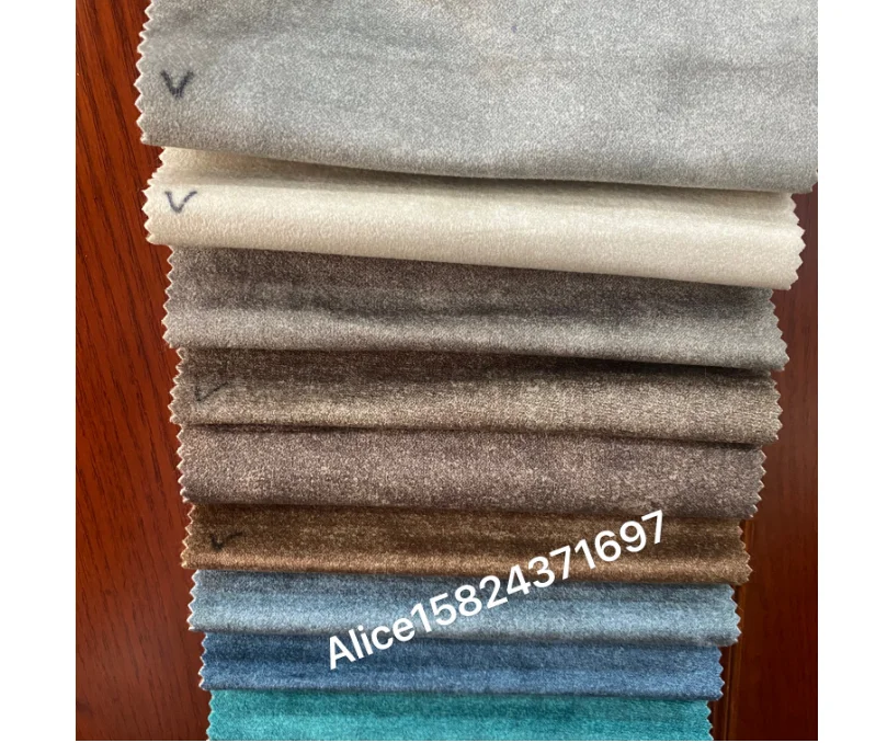 2023 100% polyester new sofa fabric holland  print velvet   for textiles