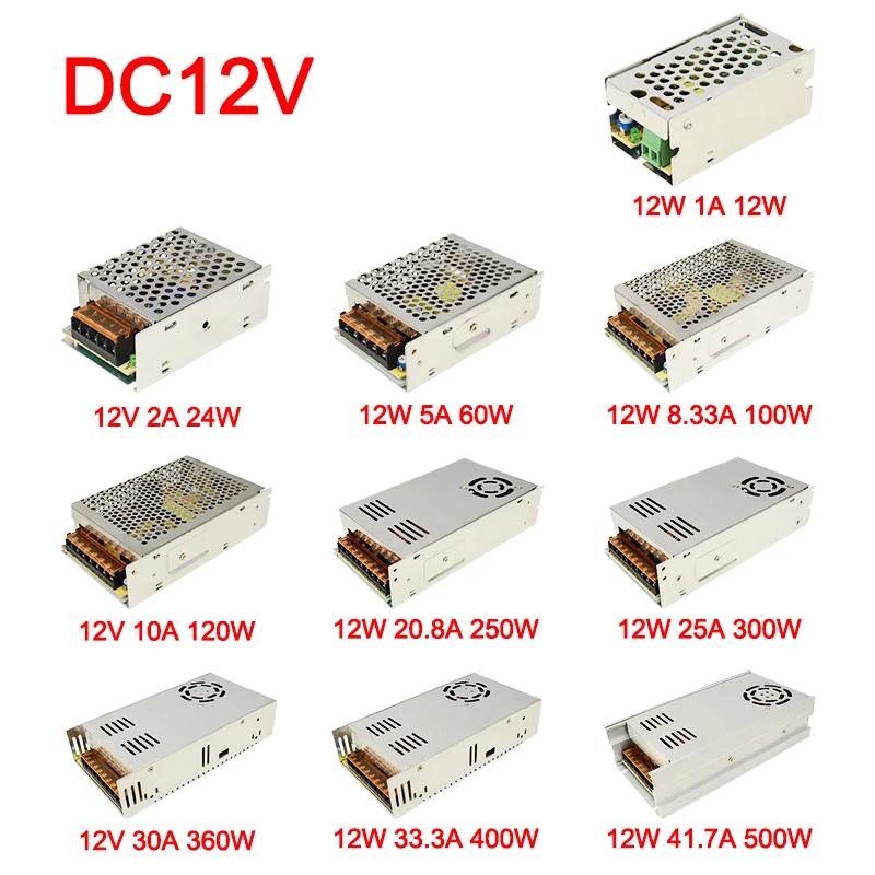 360W Work Voltage 110V/220V AC LED Power Supply
