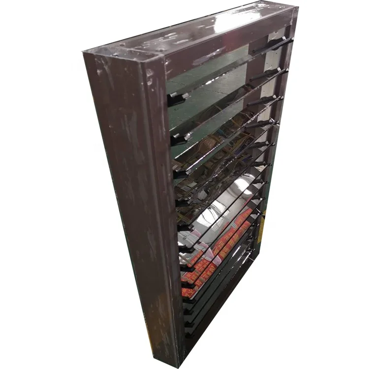 5mm tempered brown glass waterproof  aluminium louvre windows