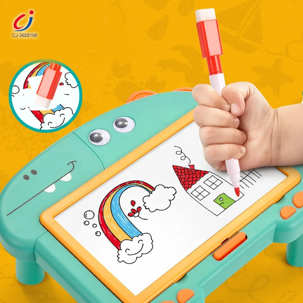 Chengji carton drawing board multifunctional painting bracket type education learn erasable kids drawing board set