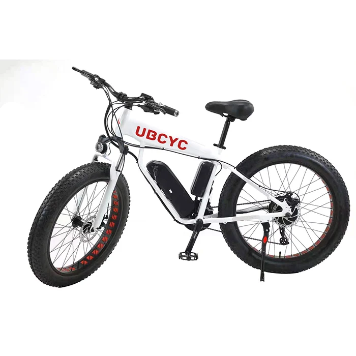 Adult High Power Dual Motor 48V 1000W Powerful Mens Mountain Full Suspension Fat Tire Ebike Electric Bicycle