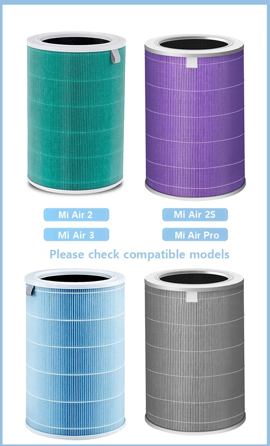 High efficiency filter cylinder hot-selling Household XIAOMI air purifier replacement grey color filter for PRO