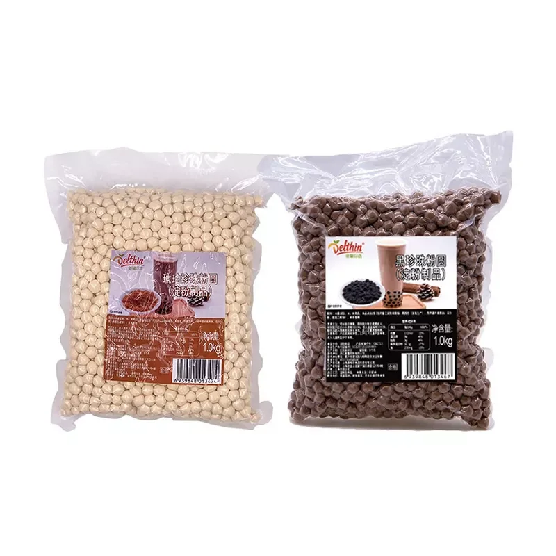 Большая цена коричневый сахар Boba черный Tapioca мяч мгновенный жемчуг пузырь