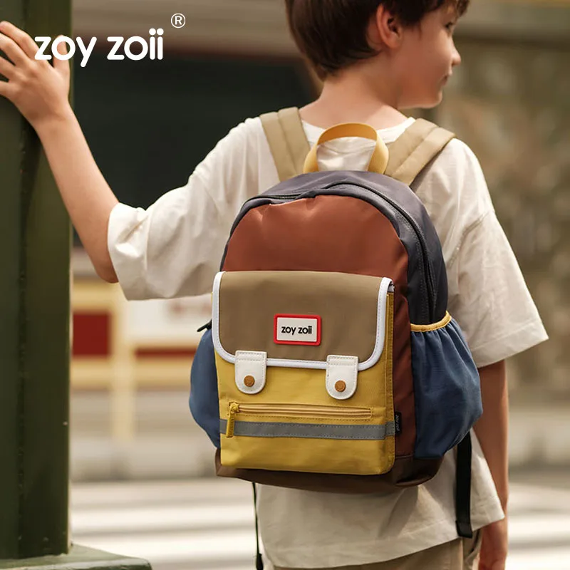 Zoyzoii Toddler Primary Kindergarten Kids School Backpack Lightweight Waterproof Bag For Children