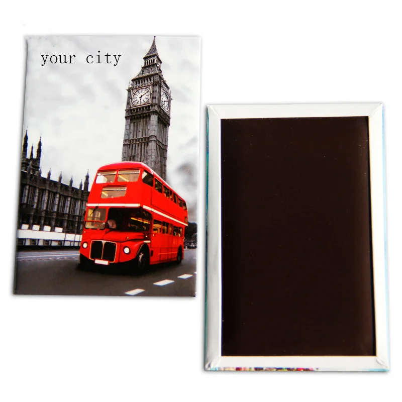 Creative Design Different City Custom Metal Photo I Love Fridge Magnet Travel Souvenir Tin Vietnam Fridge Magnet for Decoration