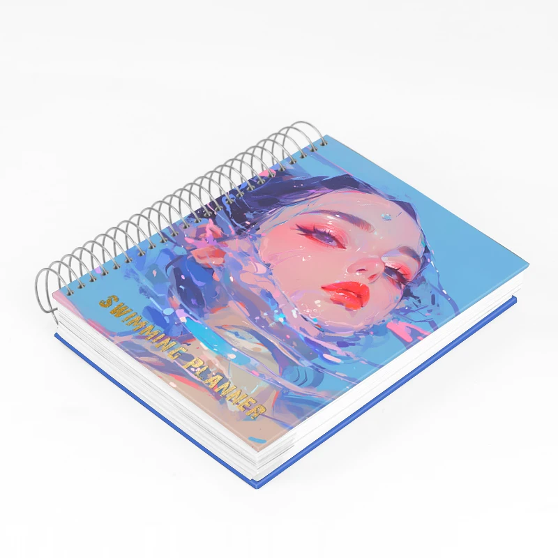 Calendar Journal Custom To Do List Notebook A5 Daily Weekly Monthly Hardcover Spiral Planner Printing