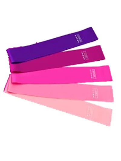 Fitness wholesale strong stretching gym elastic custom printed latex resistance mini loop exercise hip circle band set