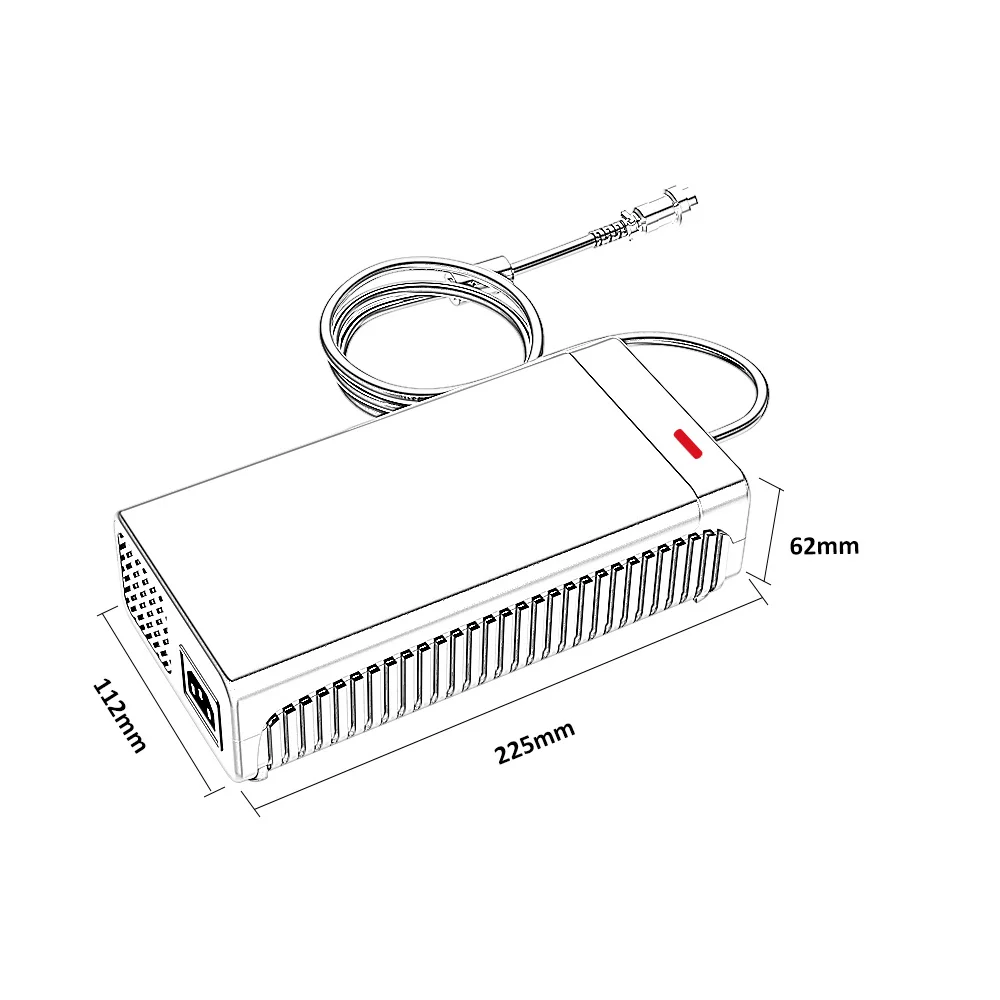 CE Rohs 67.2V 10A Lithium Li-ion fast Battery Charger For 60v 16S Electric Bike Battery