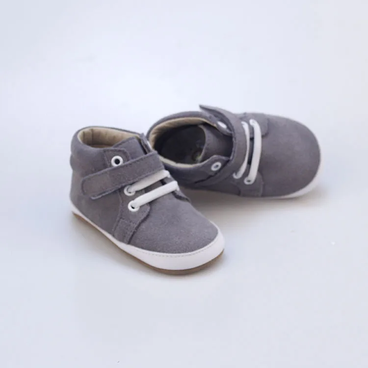 Factory Wholesale Infant Shoes Genuine Leather Toddler Soft Baby Booties