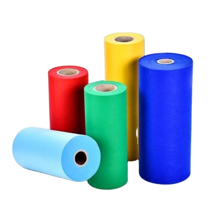 Raw materials supplier breathable tpu film pe non-woven tablecloth bag pp spunbond laminated nonwoven fabric